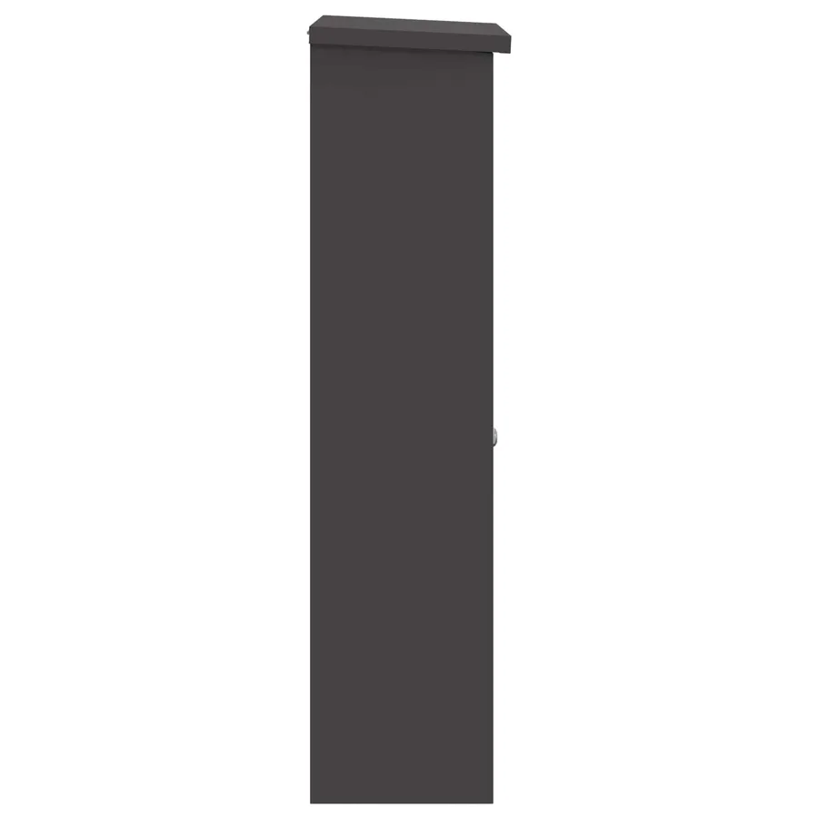 Boîte de dépôt de colis Noir 44,5 x 29 x 110,5 cm Acier - 6