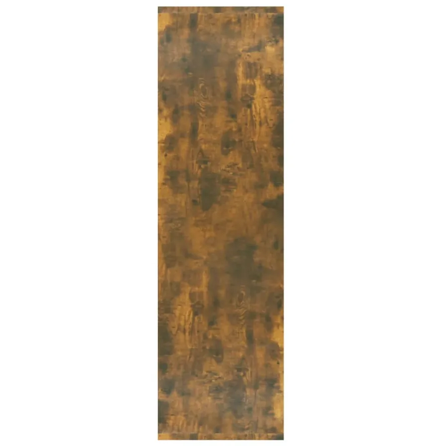 Bibliothèque/Séparateur de pièce chêne fumé bois d'ingénierie - 4