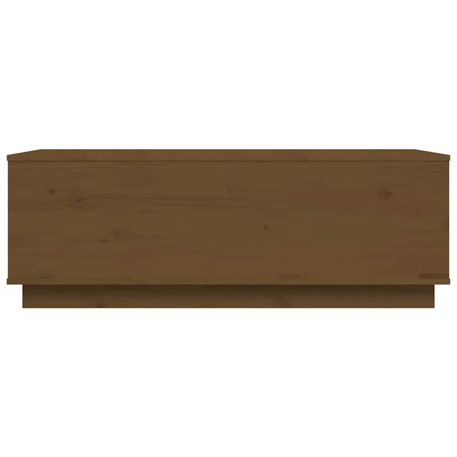 Table basse Marron miel 100x50x35 cm Bois massif de pin - 6