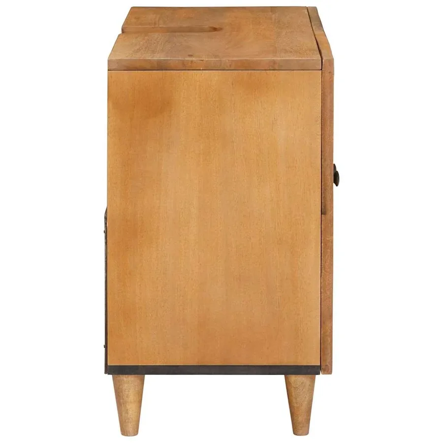 Cabinet de salle de bain Marron Clair 62 x 33 x 58 cm - 4