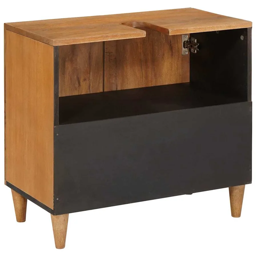 Cabinet de salle de bain Marron Clair 62 x 33 x 58 cm - 5