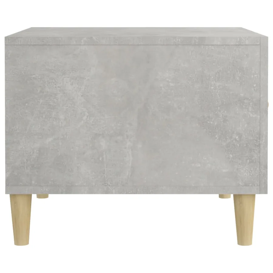 Table basse Gris béton 50x50x40 cm Bois d'ingénierie - 8