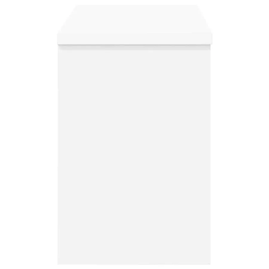 Porte-manteau mural Blanc 50 x 20 x 30 cm Bois d'ingénierie - 7
