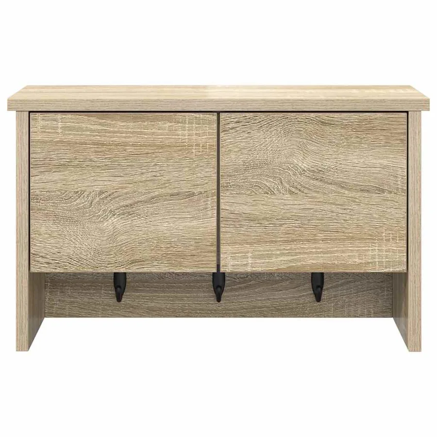 Porte-manteau mural avec étagère Chêne Sonoma 50 x 20 x 30 cm - 6