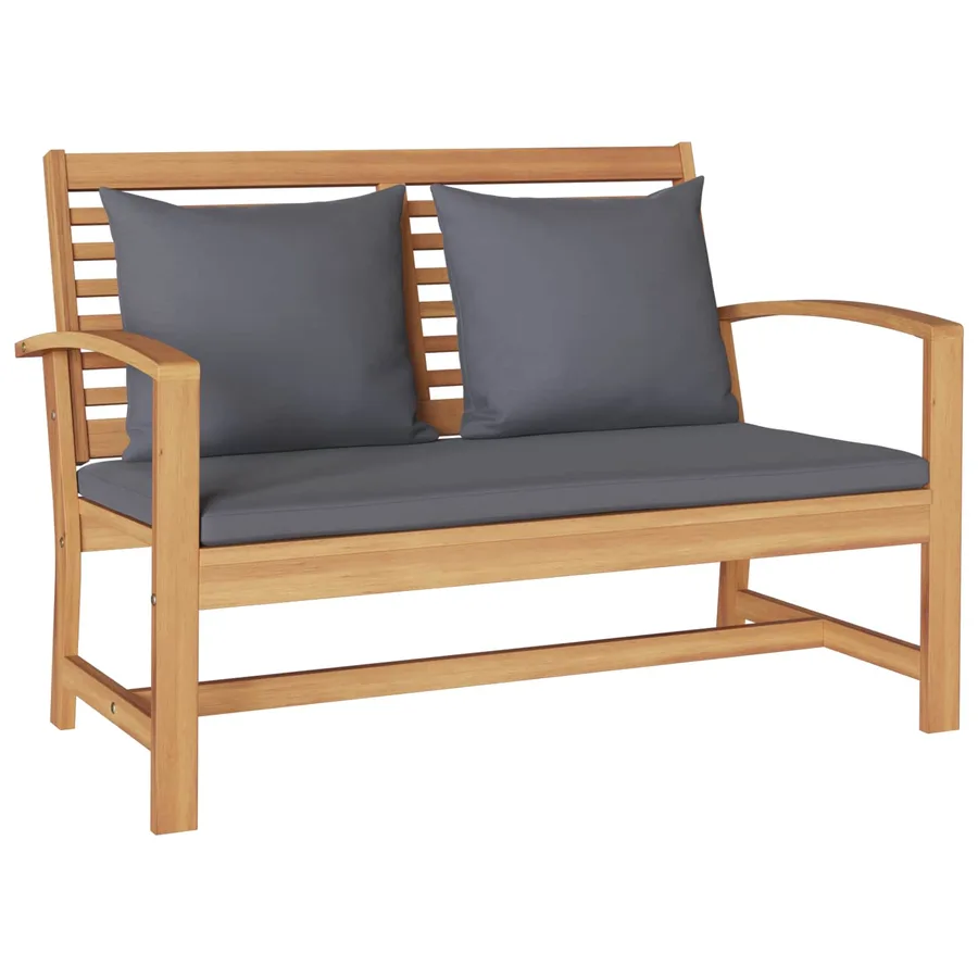 Ensemble de canapé de jardin 5 pcs Naturel Bois de teck massif - 5