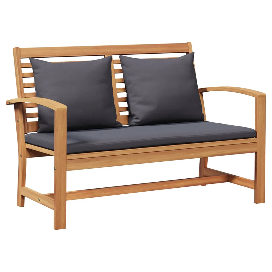 Ensemble de canapé de jardin 3 pcs Naturel Bois de teck massif - 5