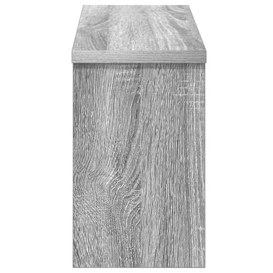 Porte-manteau mural avec étagère Gris Sonoma 50 x 16 x 26 cm - 6