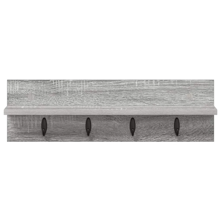 Porte-manteau mural Montage mural Gris Sonoma 60 x 10,5 x 18 cm - 5