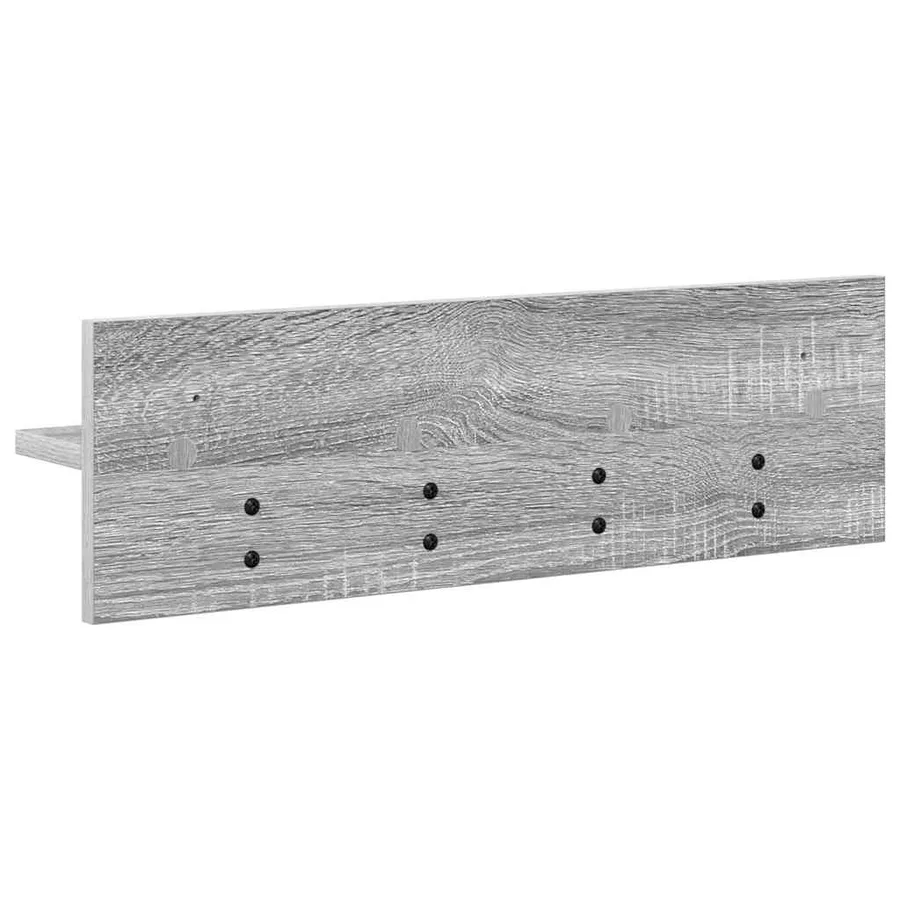 Porte-manteau mural Montage mural Gris Sonoma 60 x 10,5 x 18 cm - 7