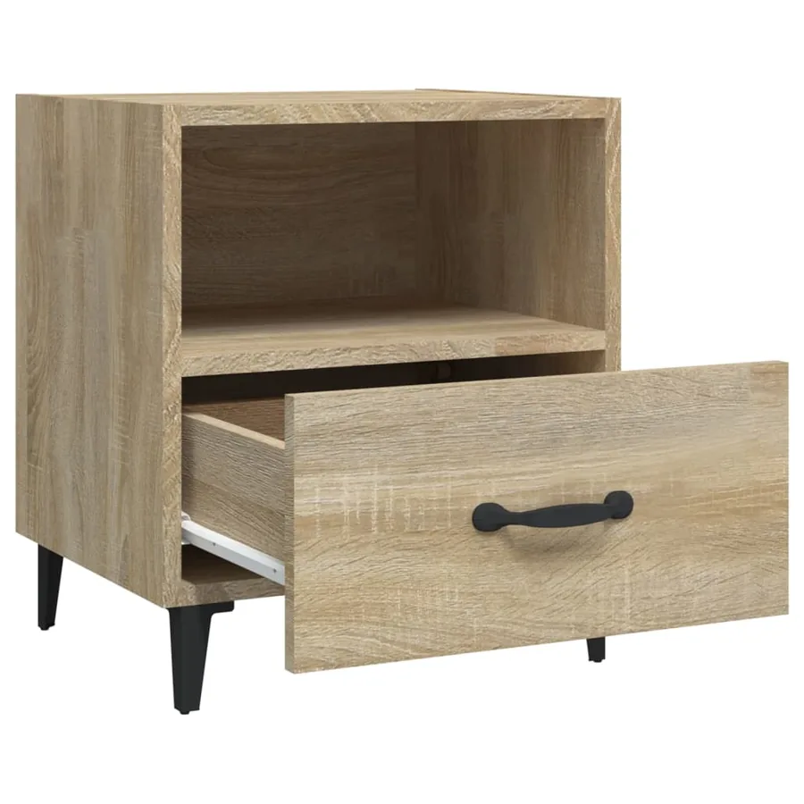 Tables de chevet 2 pcs Chêne Sonoma Bois d'ingénierie - 6