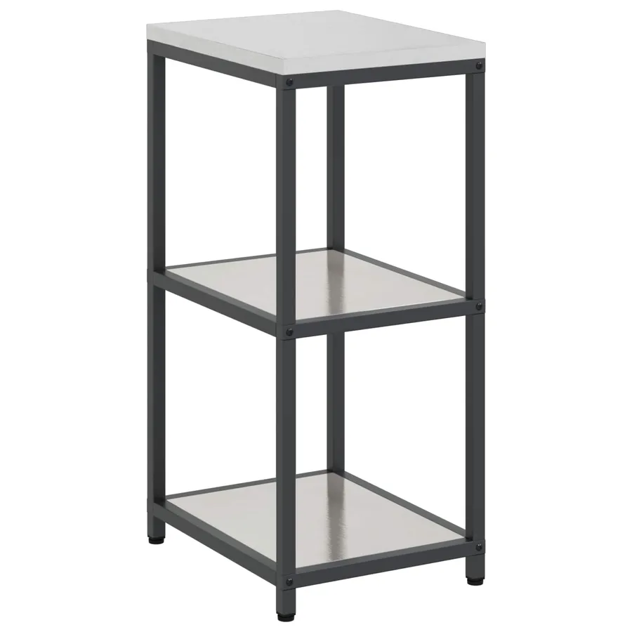 Rangement de cuisine HATTEM Argenté 40 x 50 x 92 cm Acier - 2