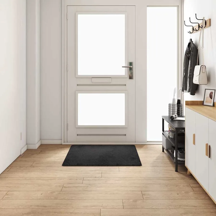 Tapis Couloir Noir 100 x 100 cm - 3
