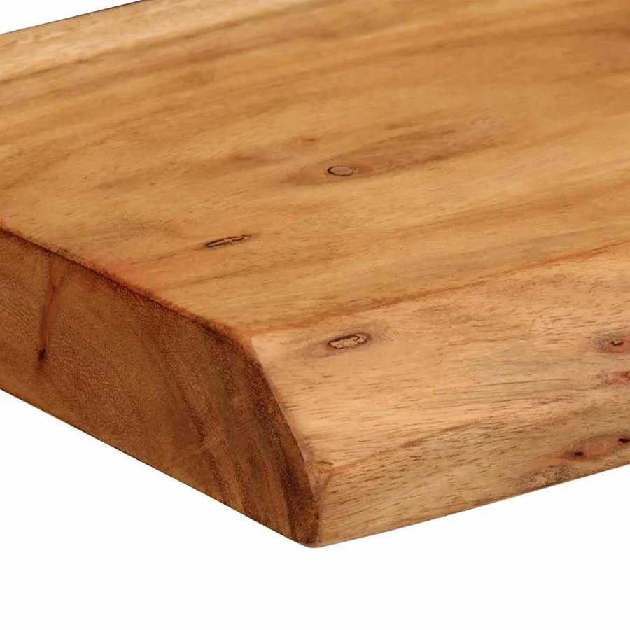 Étagères murales 2 pcs 30x20x3,5 cm bois massif d'acacia - 7