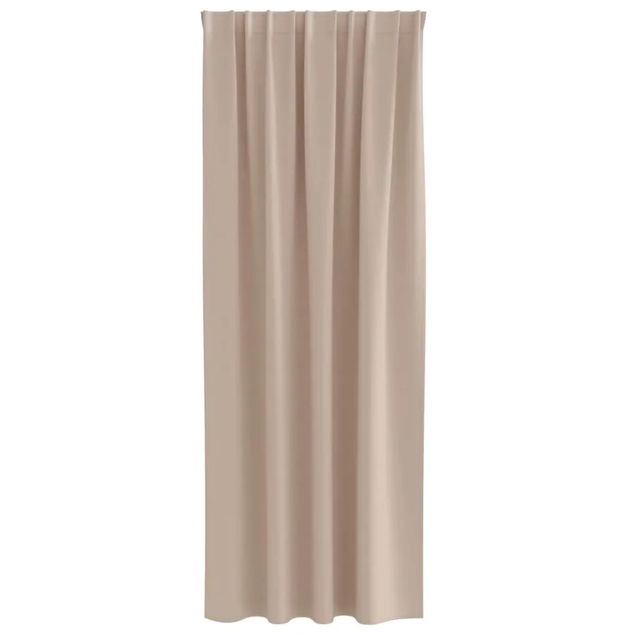 Rideaux occultants avec anneaux 2 pcs Taupe 245 x 140 cm - 4