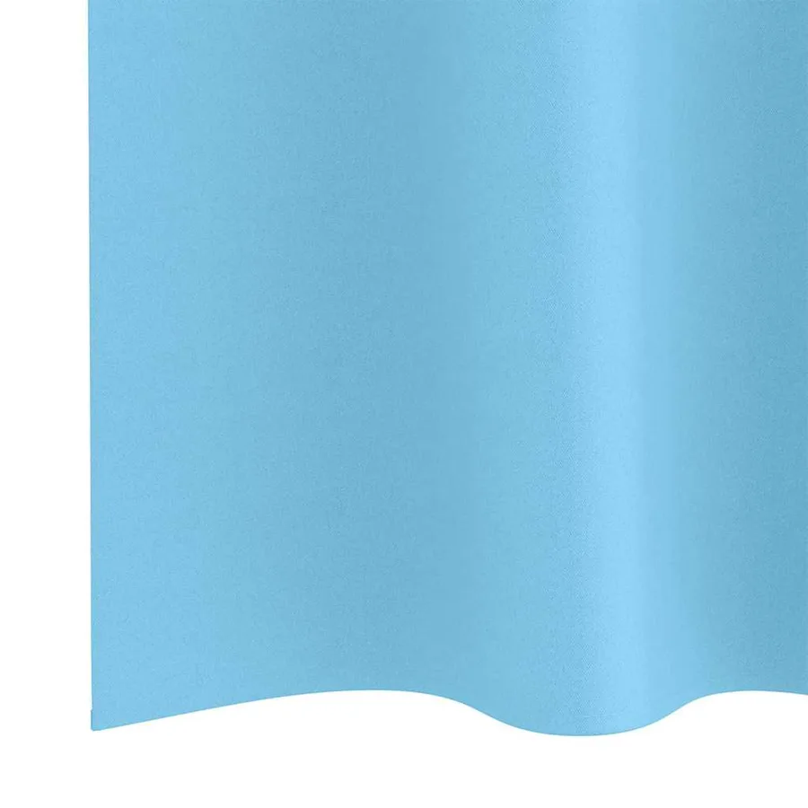 Rideaux occultants avec anneaux 2 pcs Bleu clair 175 x 140 cm - 6
