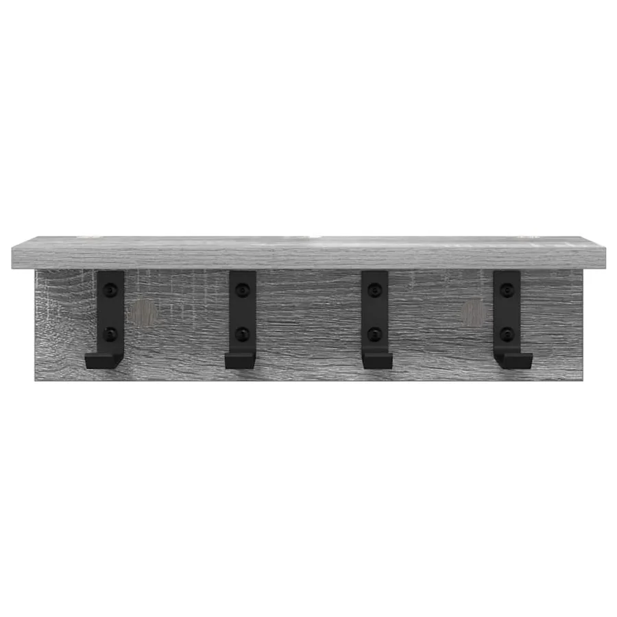 Porte-manteau mural Gris Sonoma 40 x 10,5 x 10,5 cm - 5
