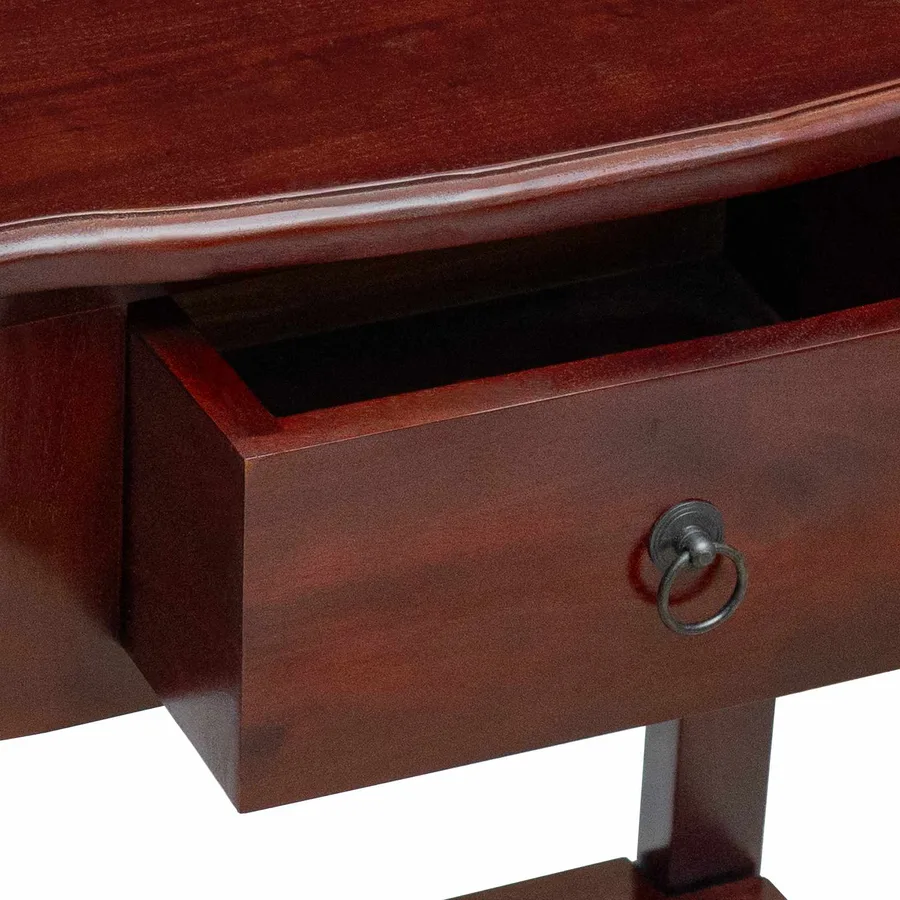 Table console Marron 50 x 29,5 x 76 cm Bois de Mahogany Massif - 10