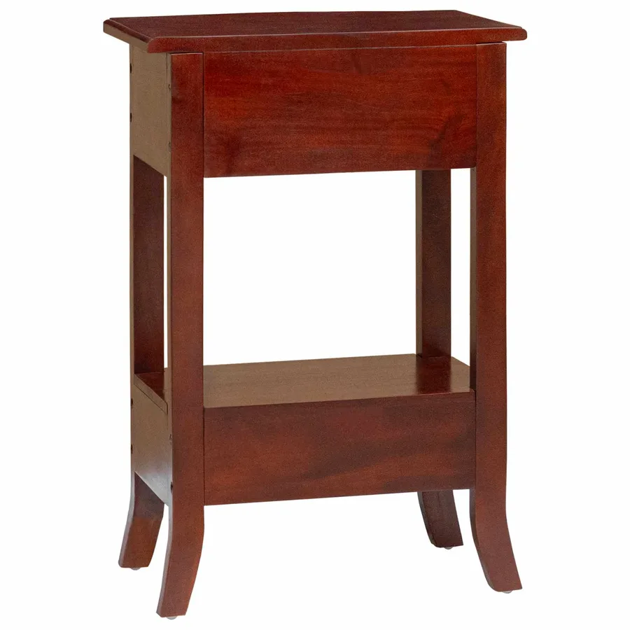 Table console Marron 50 x 29,5 x 76 cm Bois de Mahogany Massif - 7