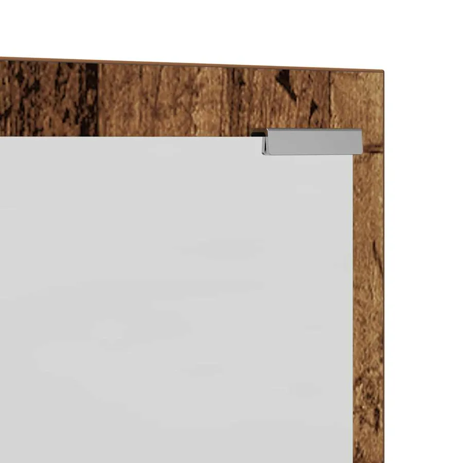 Porte-manteau mural Montage mural Bois ancien 100 x 10 x 100 cm - 9