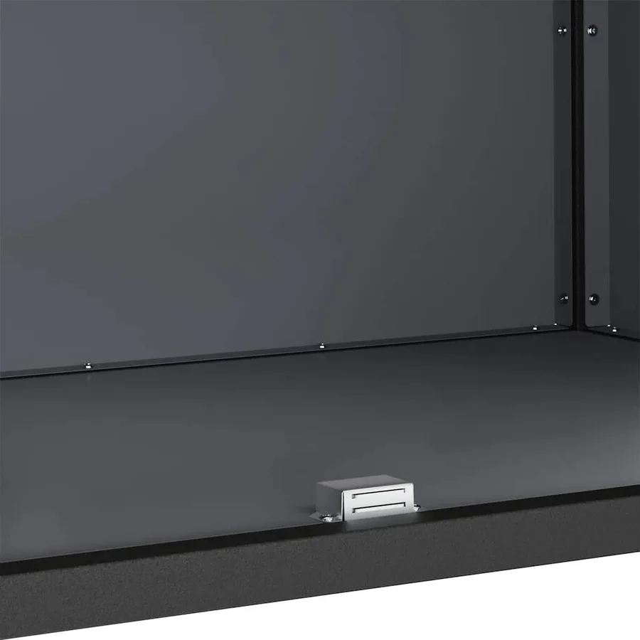 Rangement de cuisine HATTEM Anthracite 60 x 50 x 92 cm Acier - 12