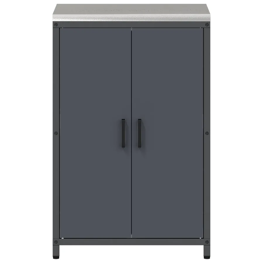 Rangement de cuisine HATTEM Anthracite 60 x 50 x 92 cm Acier - 7
