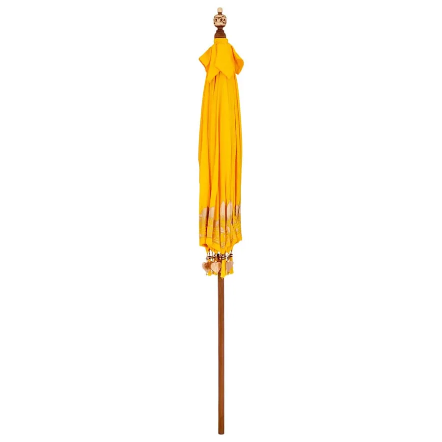 Parasol balinais Jaune 215 x 215 x 260 cm - 4
