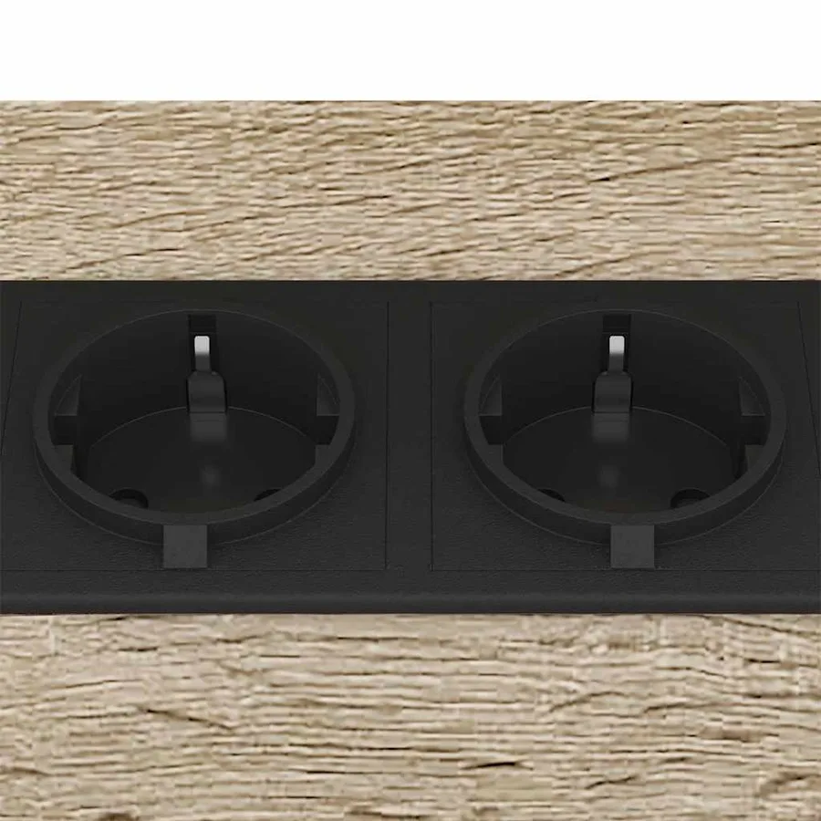 Cabinet de chevet 2 pcs Chêne Sonoma 38 x 30 x 48 cm - 9