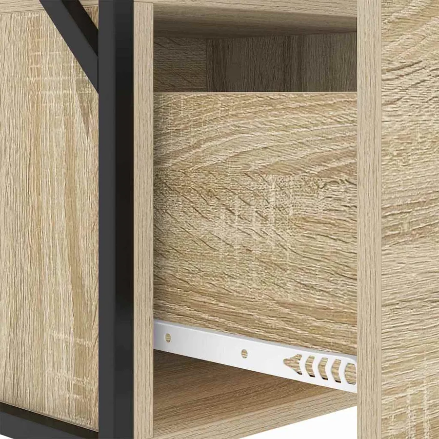 Cabinet de chevet avec tiroir Chêne Sonoma 40 x 31 x 60 cm - 10