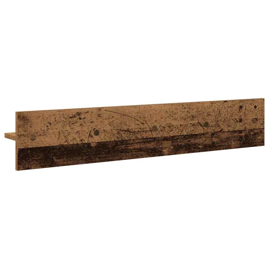 Porte-manteau mural Bois ancien 100 x 10,5 x 18 cm - 7