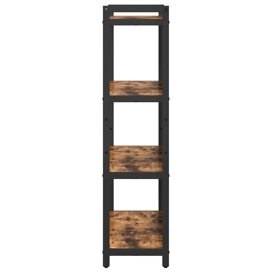 Étagère Chêne fumé 80 x 30 x 120 cm Bois d'ingénierie - 6