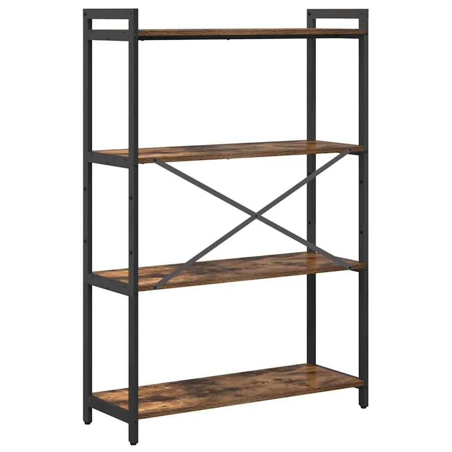 Étagère Chêne fumé 80 x 30 x 120 cm Bois d'ingénierie - 7