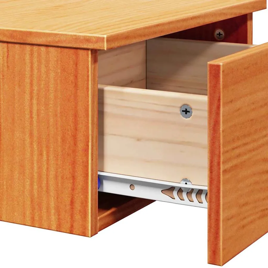 Table de chevet avec tiroir 2 pcs Brun cire 37 x 35 x 18,5 cm - 11