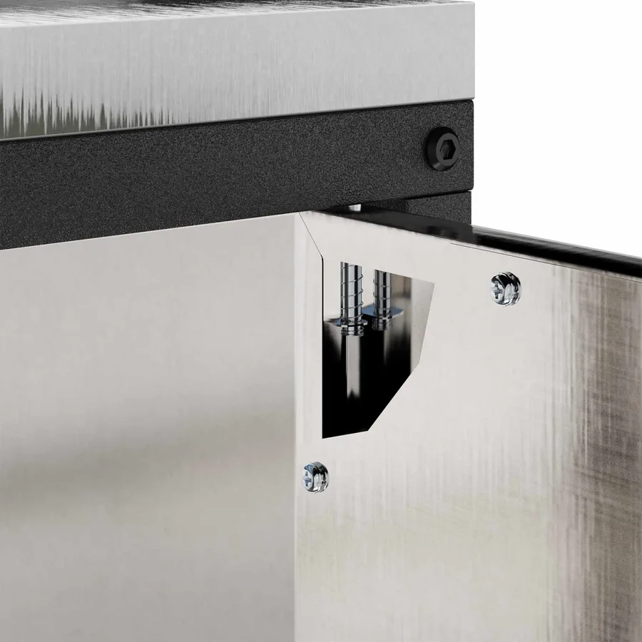 Rangement de cuisine HATTEM Argenté 60 x 50 x 92 cm Acier - 10