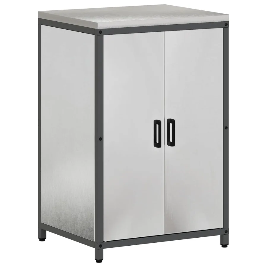 Rangement de cuisine HATTEM Argenté 60 x 50 x 92 cm Acier - 2