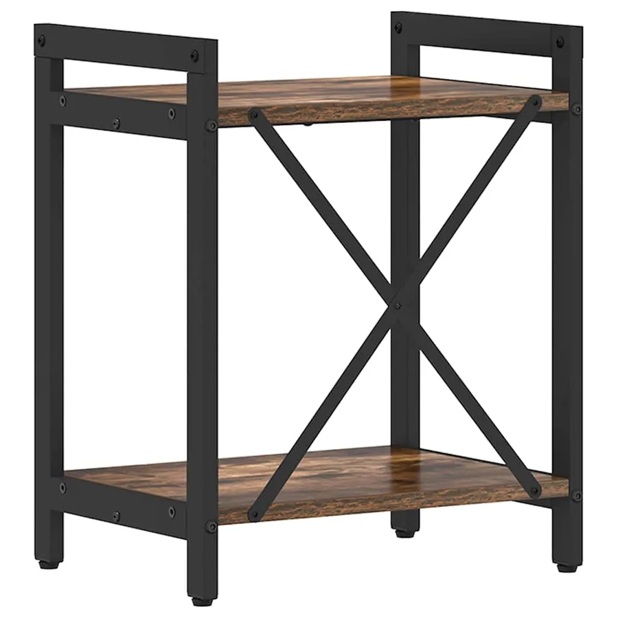Étagère Chêne fumé 40 x 30 x 50 cm Bois d'ingénierie - 7