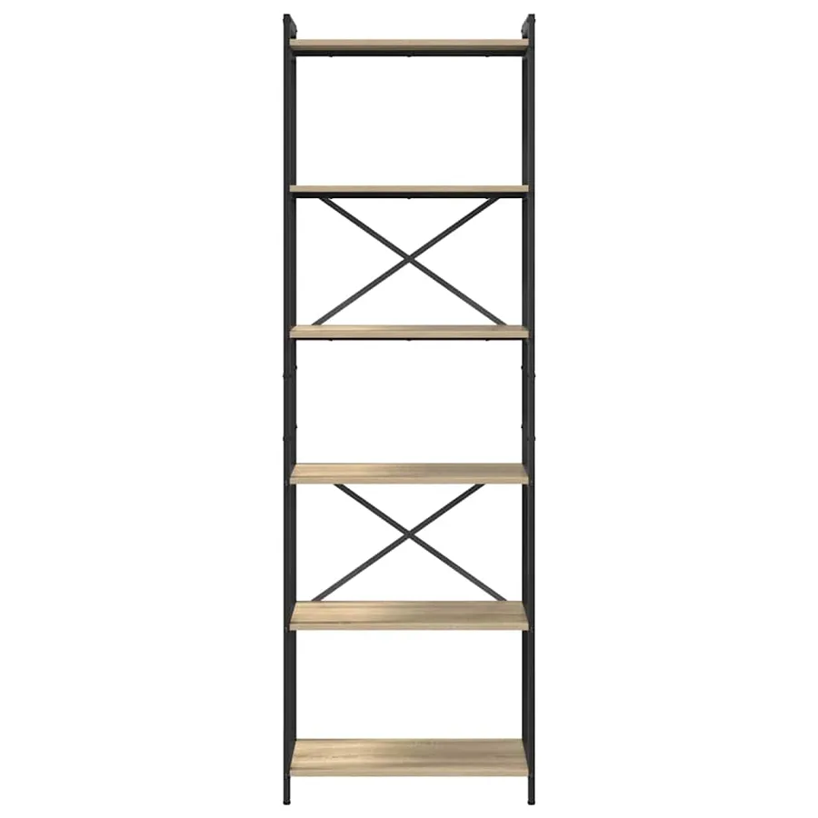 Étagère Chêne Sonoma 60 x 30 x 189,5 cm Bois d'ingénierie - 5