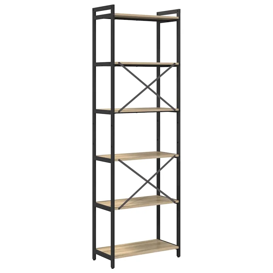 Étagère Chêne Sonoma 60 x 30 x 189,5 cm Bois d'ingénierie - 7