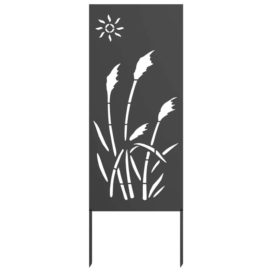 Écran de confidentialité de jardin Fretwork Noir 50 x 140 cm - 2