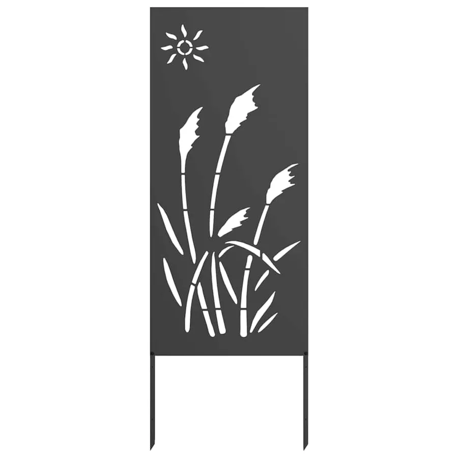 Écran de confidentialité de jardin Fretwork Noir 50 x 140 cm - 4