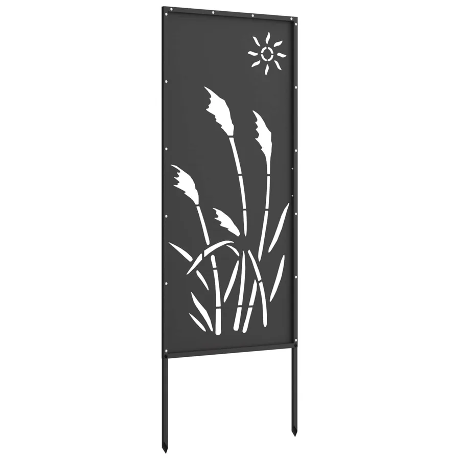 Écran de confidentialité de jardin Fretwork Noir 50 x 140 cm - 6