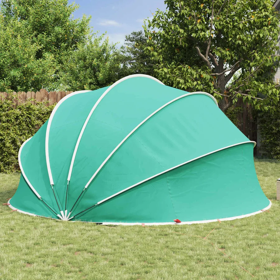 Dôme de piscine 472 x 460 x 229 cm Vert Mer - 4