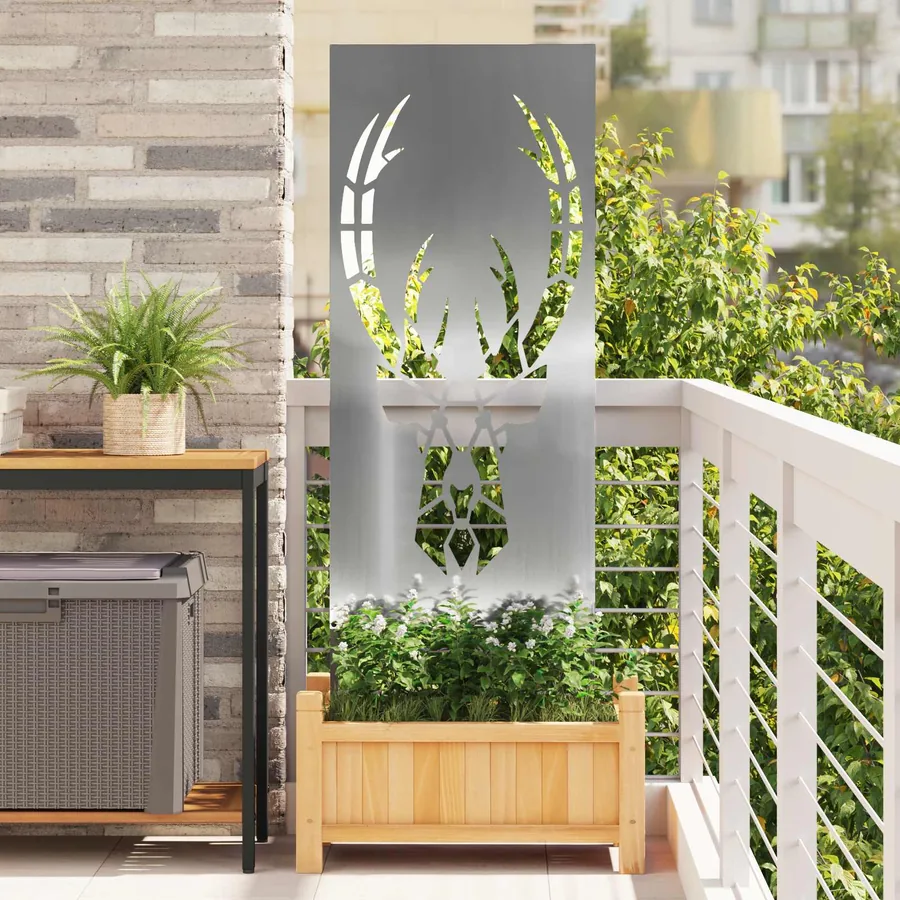 Écran de confidentialité de jardin Argenté 50 x 140 cm