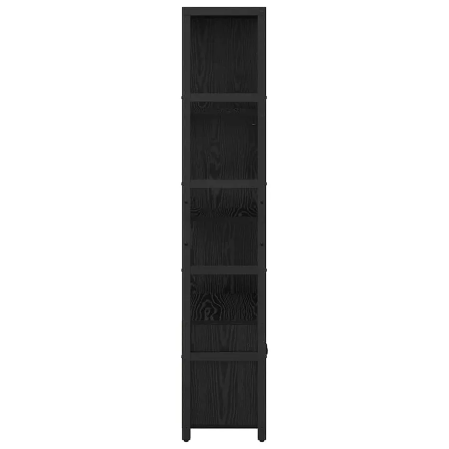 Étagère Chêne noir 80 x 30 x 155,5 cm Bois d'ingénierie - 7
