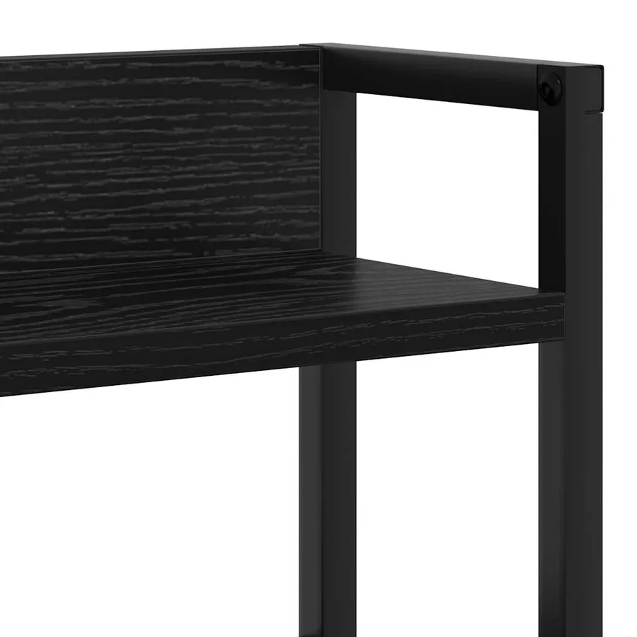 Tête de lit de rangement Chêne noir Bois d'ingénierie - 10