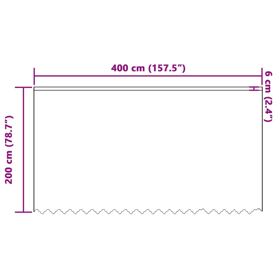 Rideau en Dentelle Floral Blanc 200 x 400 cm Polyester - 8