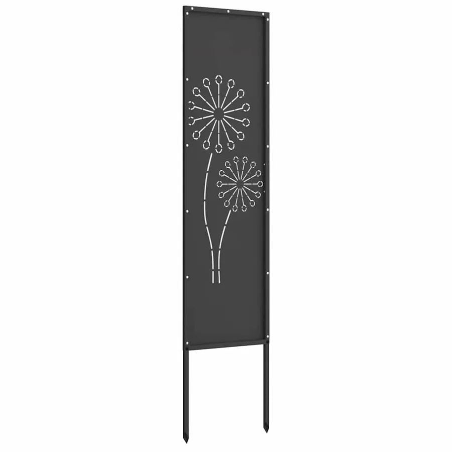 Écran de confidentialité de jardin Fretwork Noir 32 x 140 cm - 7