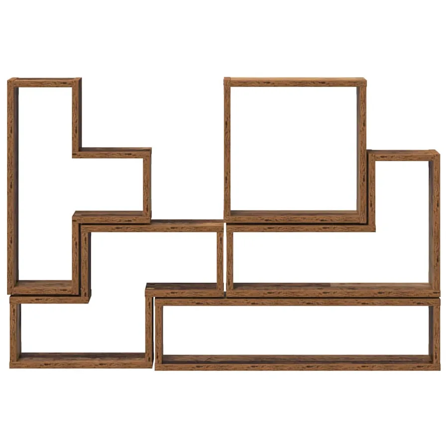 Étagère Murale Montage mural Bois ancien 96 x 12 x 64 cm - 5