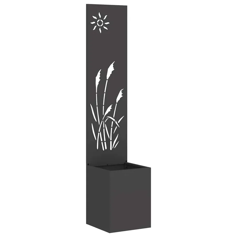 Écran de confidentialité de jardin Fretwork Noir 32 x 150 cm - 2