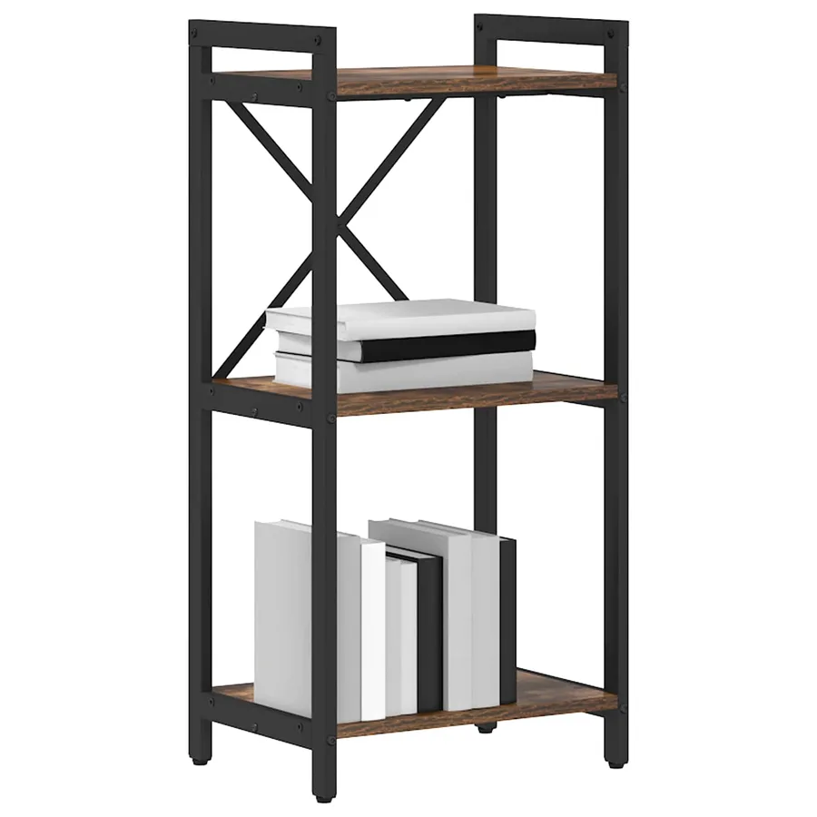 Étagère Chêne fumé 40 x 30 x 85 cm Bois d'ingénierie - 2
