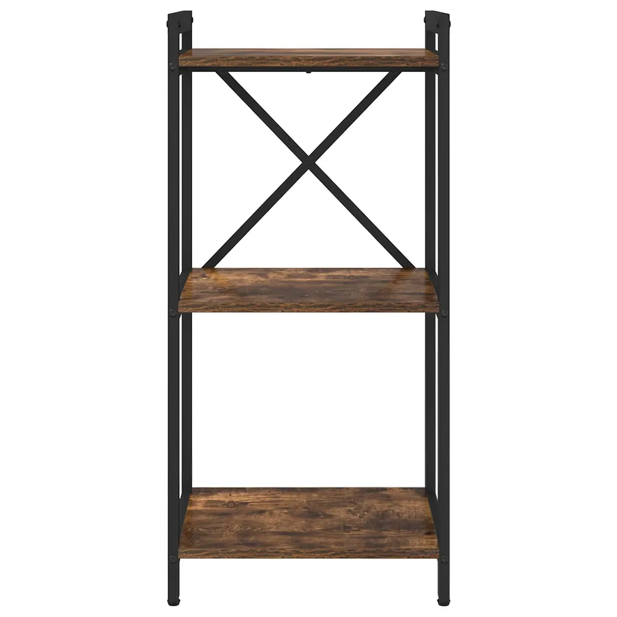 Étagère Chêne fumé 40 x 30 x 85 cm Bois d'ingénierie - 3
